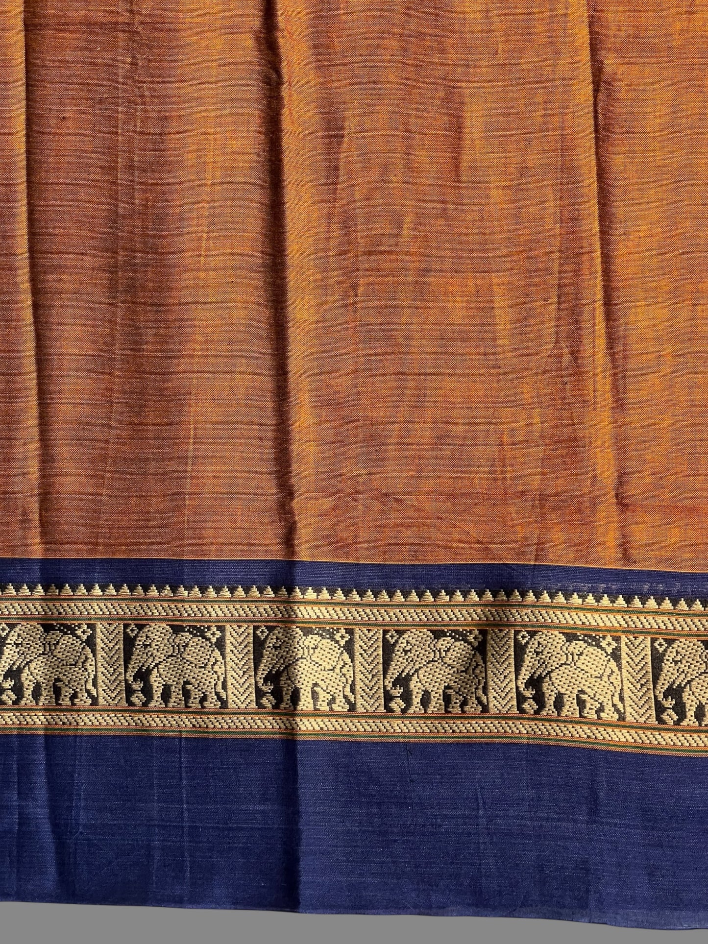 Narayanpet Rust  Cotton Sarees CS511