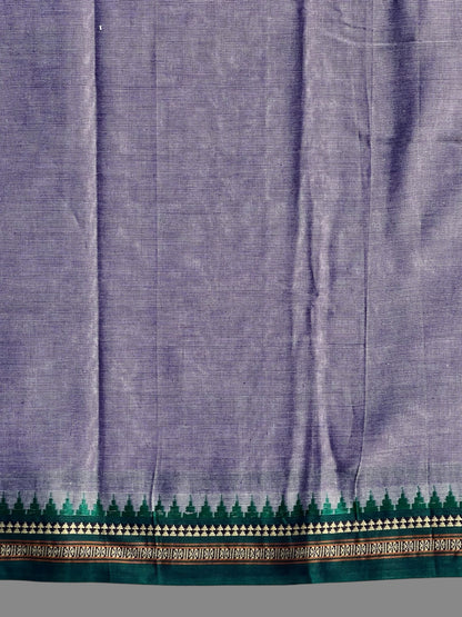 Narayanpet Light Lavender Cotton Saree CS469