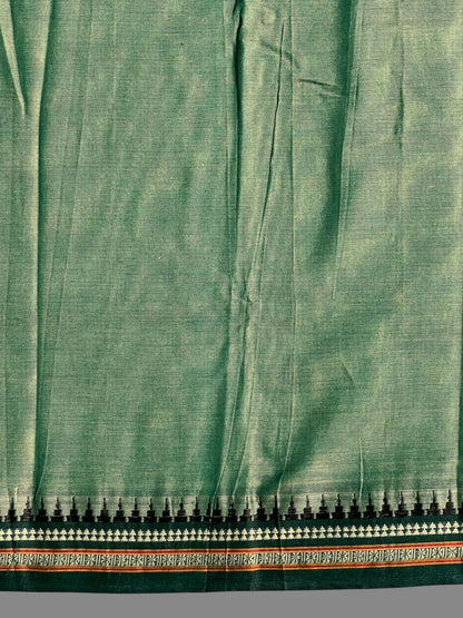 Narayanpet Light Green Cotton Saree CS471