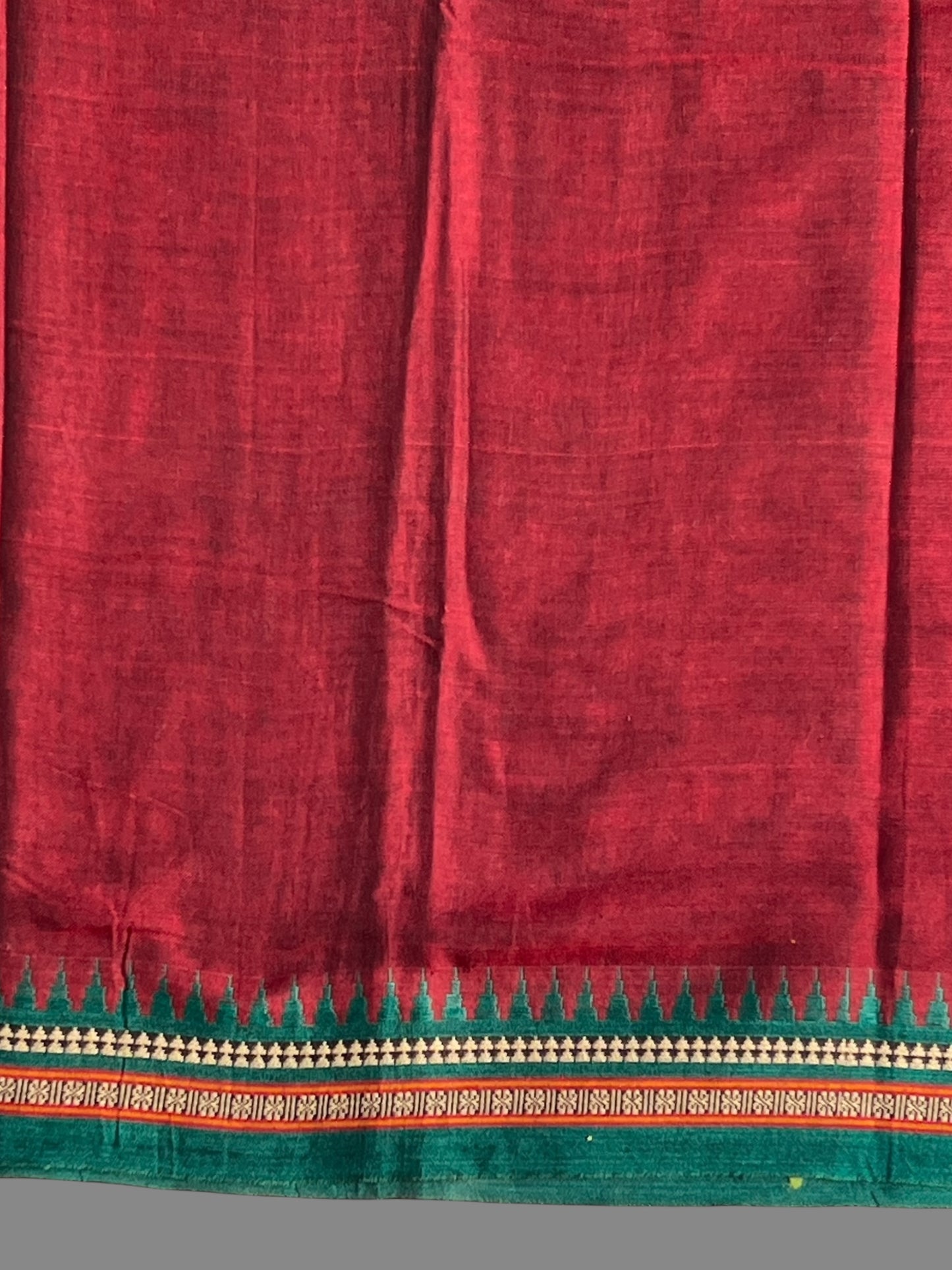 Narayanpet Brown Cotton Saree CS470