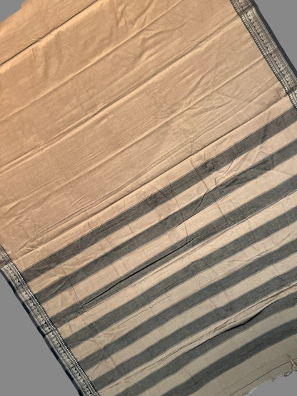 Narayanpet Cream Cotton Sarees CS504