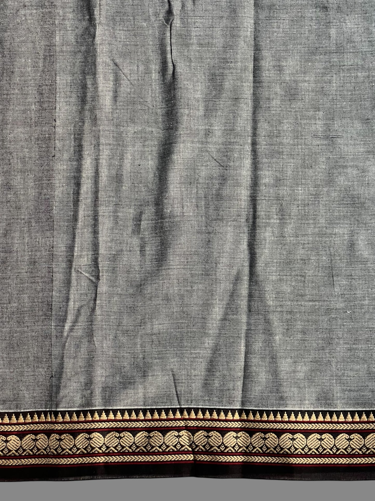 Narayanpet Grey Cotton Sarees CS510