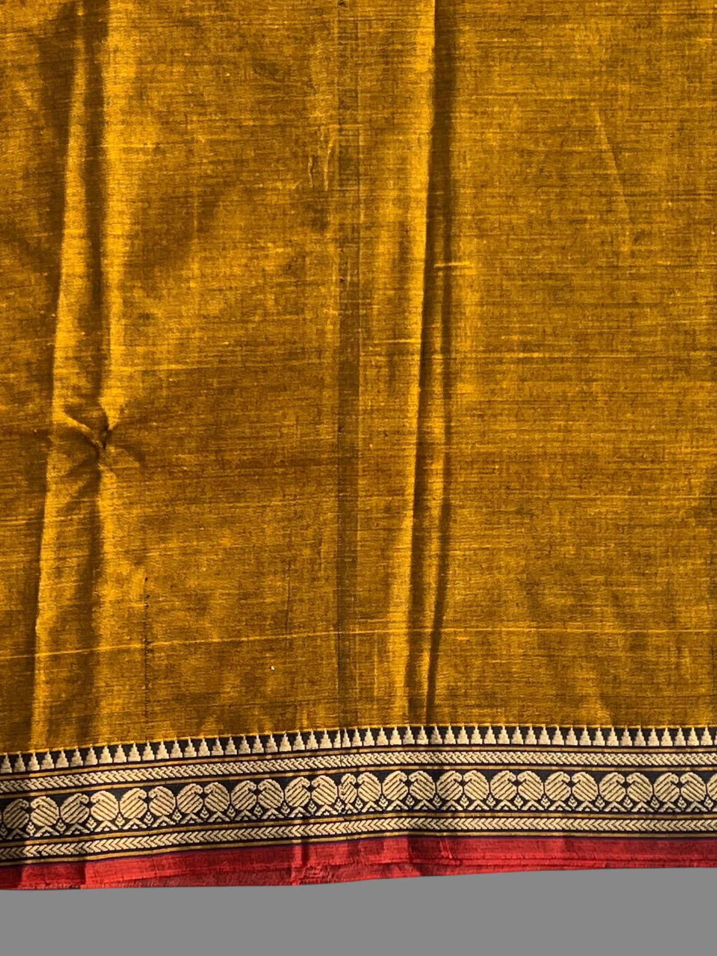 Narayanpet Rust Cotton Sarees CS494