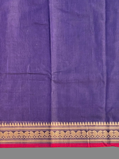 Narayanpet Violet Cotton Sarees CS493