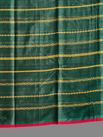 Narayanpet Green Cotton Sarees CS495
