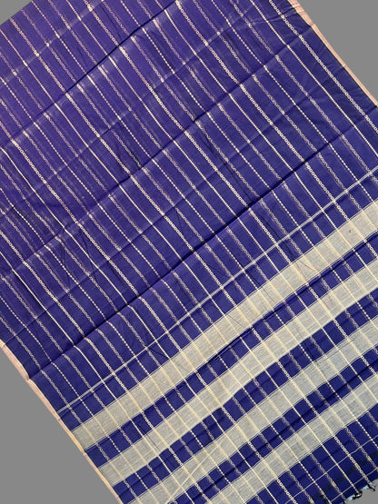 Narayanpet Purple Cotton Sarees CS485