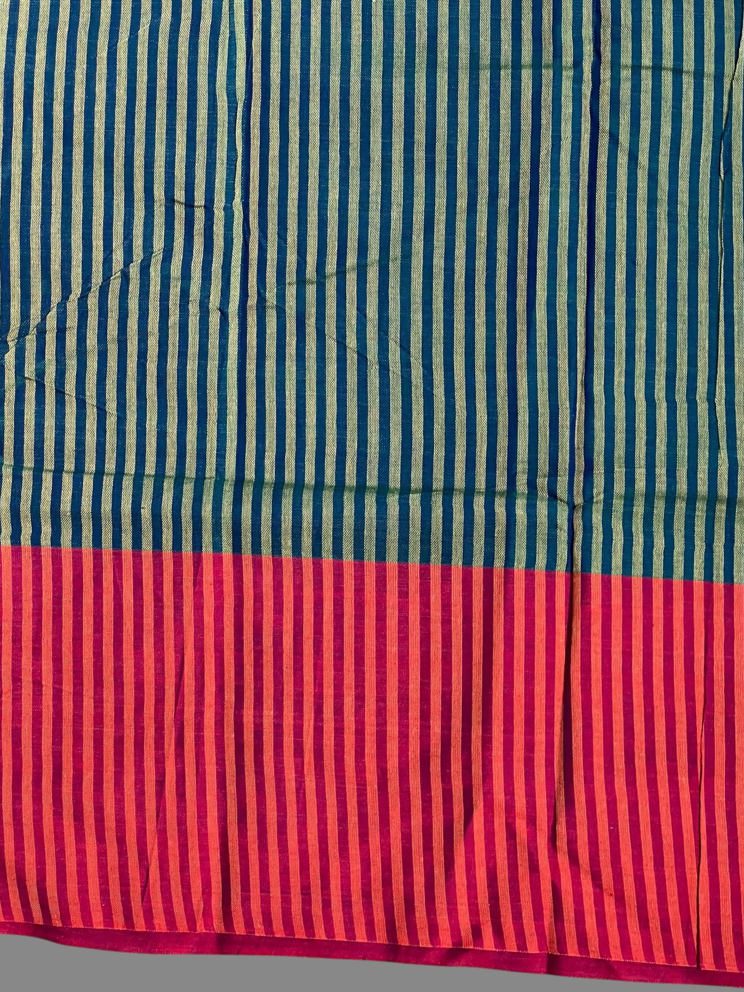 Narayanpet Ananda Blue Cotton Saree CS461