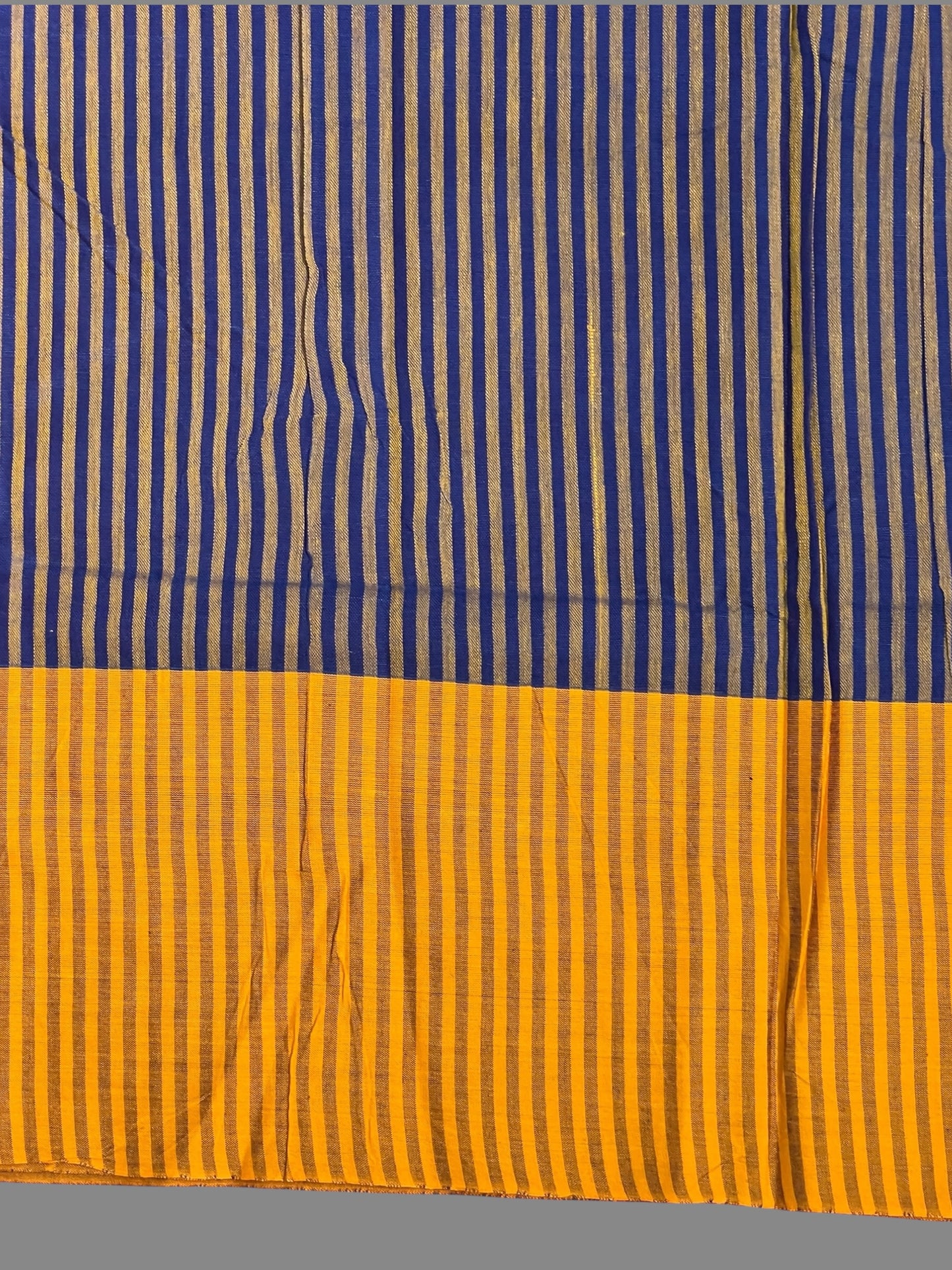 Narayanpet Navy Blue Cotton Sarer CS435