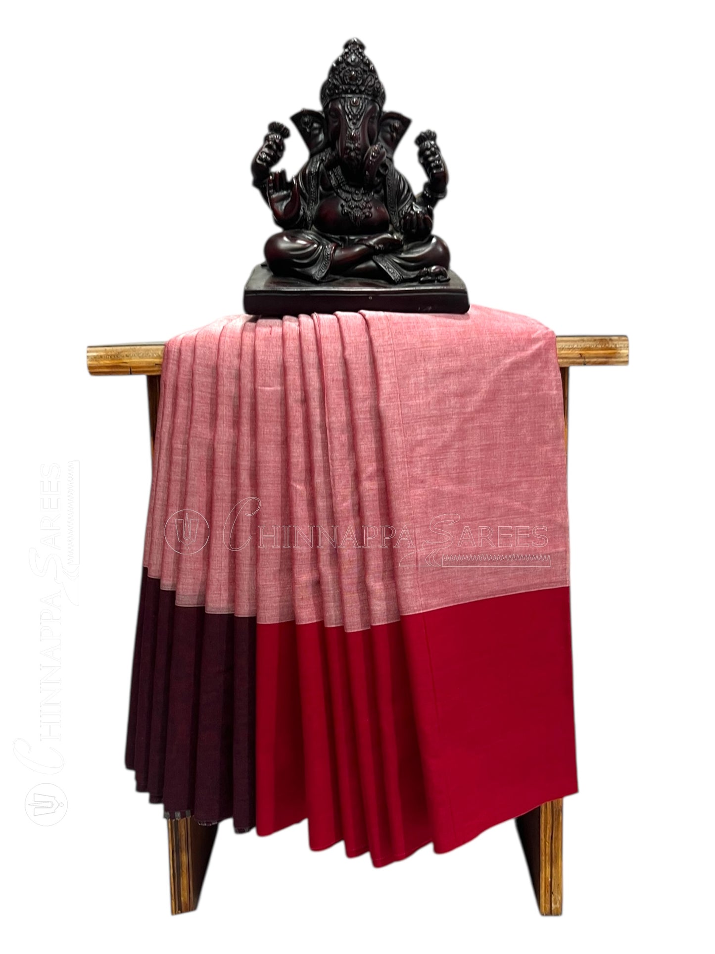 Narayanpet Pink Cotton Saree CS456