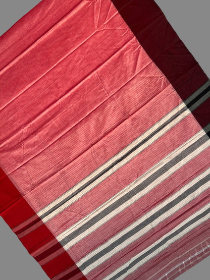 Narayanpet Pink Cotton Saree CS456