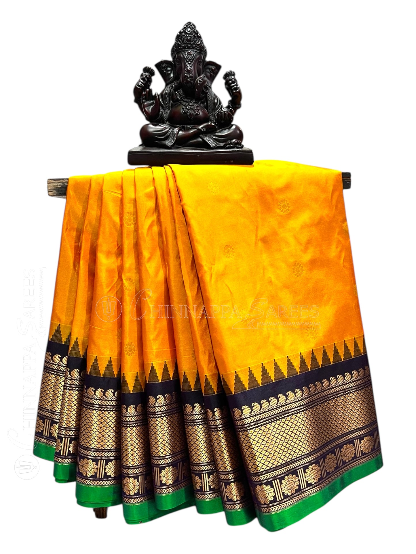 Namrata Butta Yellow Pure Silk Sarees
