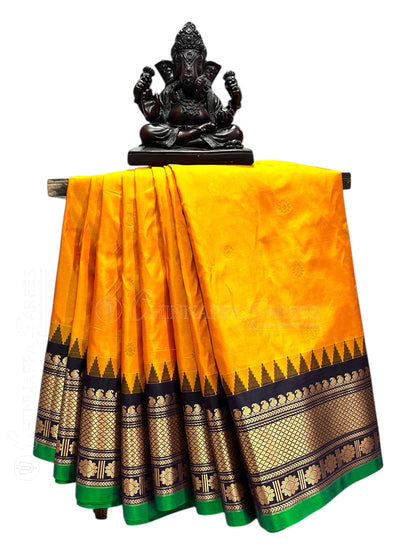 Namrata Butta Yellow Pure Silk Sarees