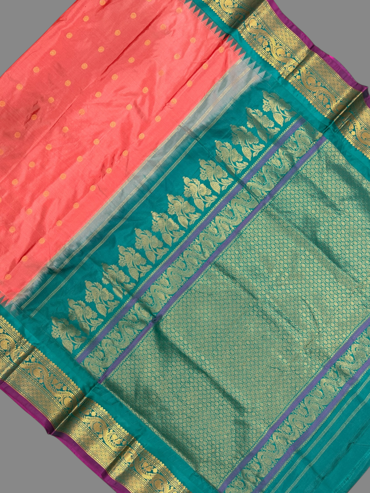 Shilpi Border Baby Pink Pure Silk Saree