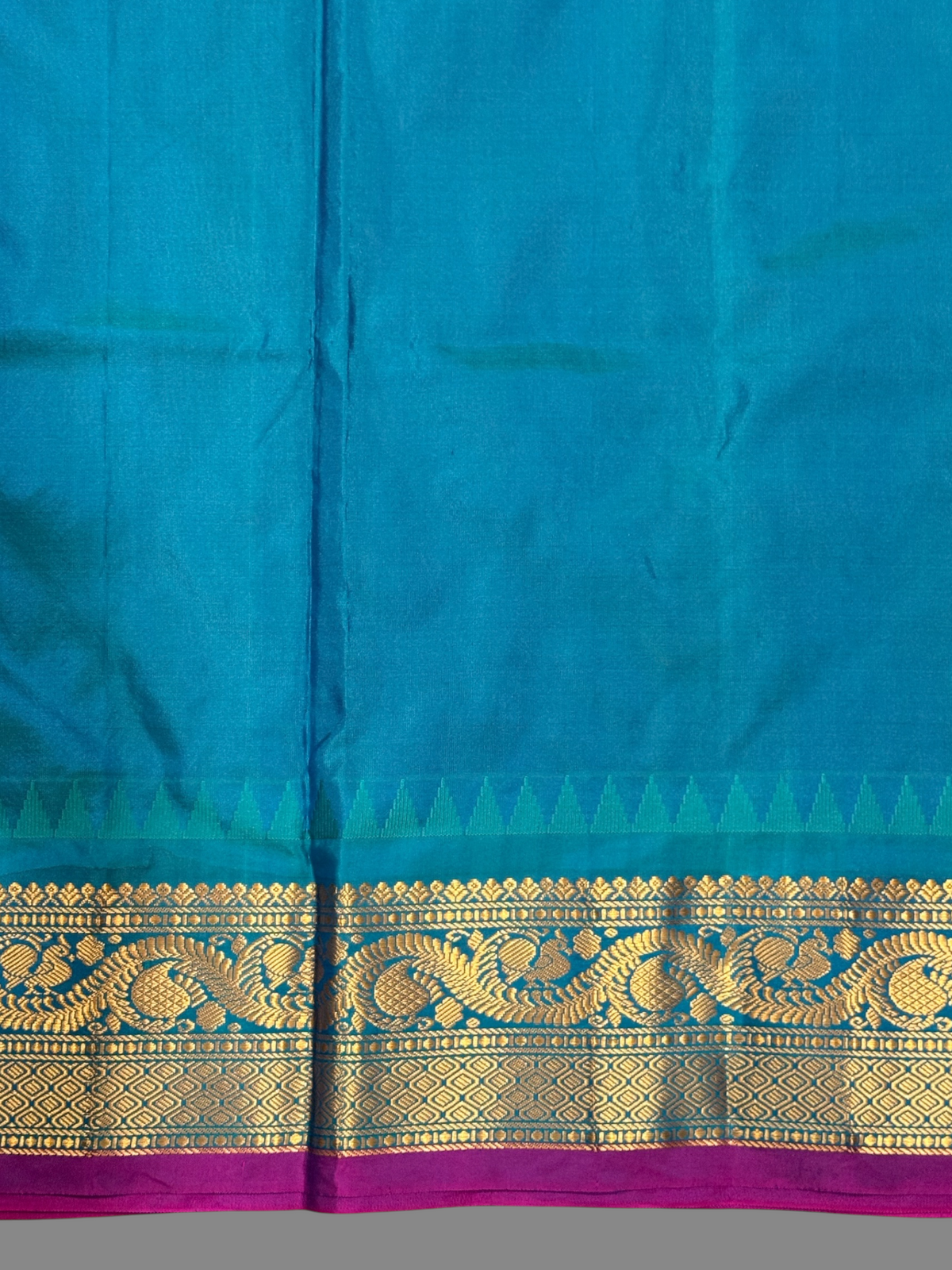 Shilpi Border Golden Yellow Pure Silk Saree
