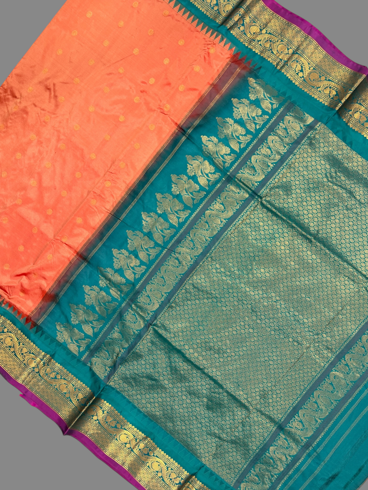 Shilpi Border Light Pink Pure Silk Saree