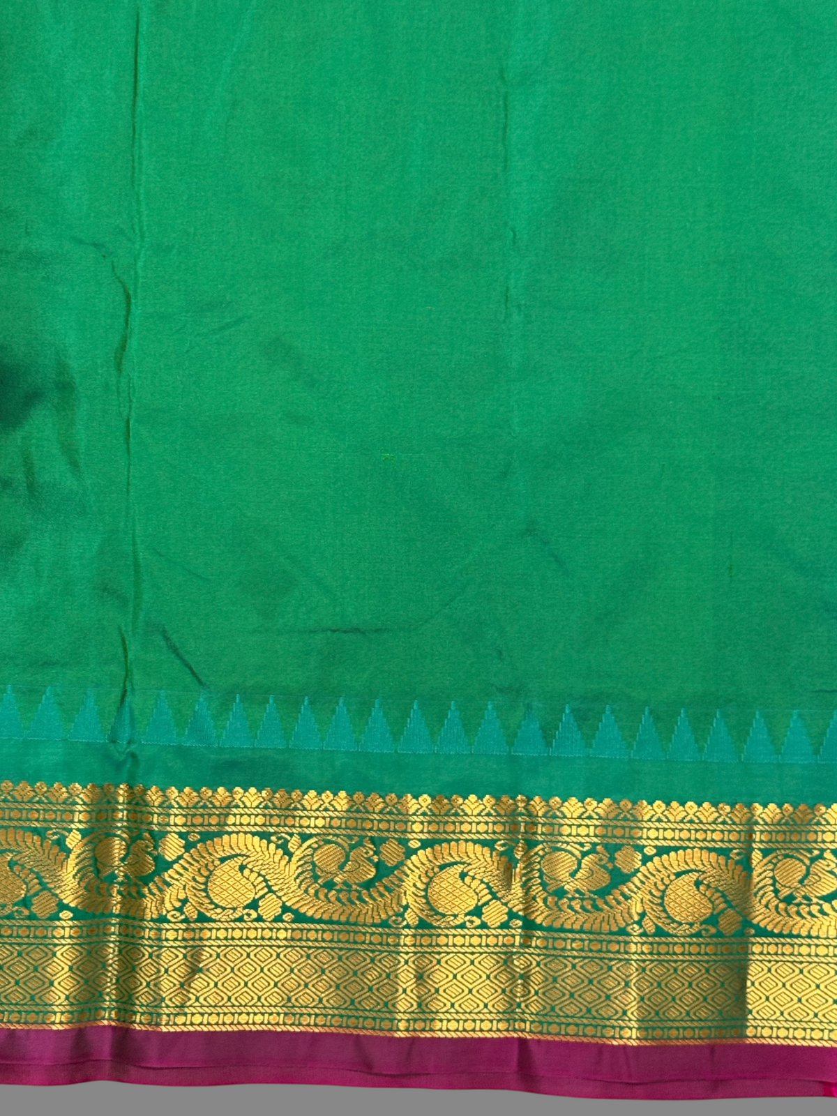 Shilpi  Border Black Pure Silk Saree
