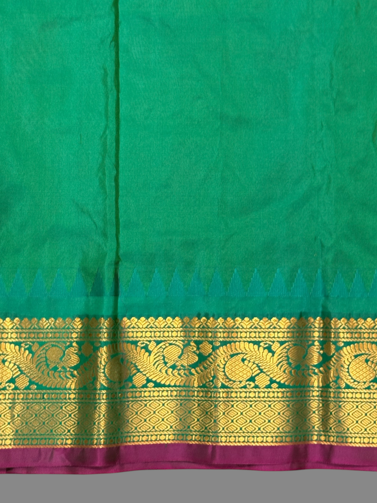 Shilpi Border Lavender Pure Silk Saree