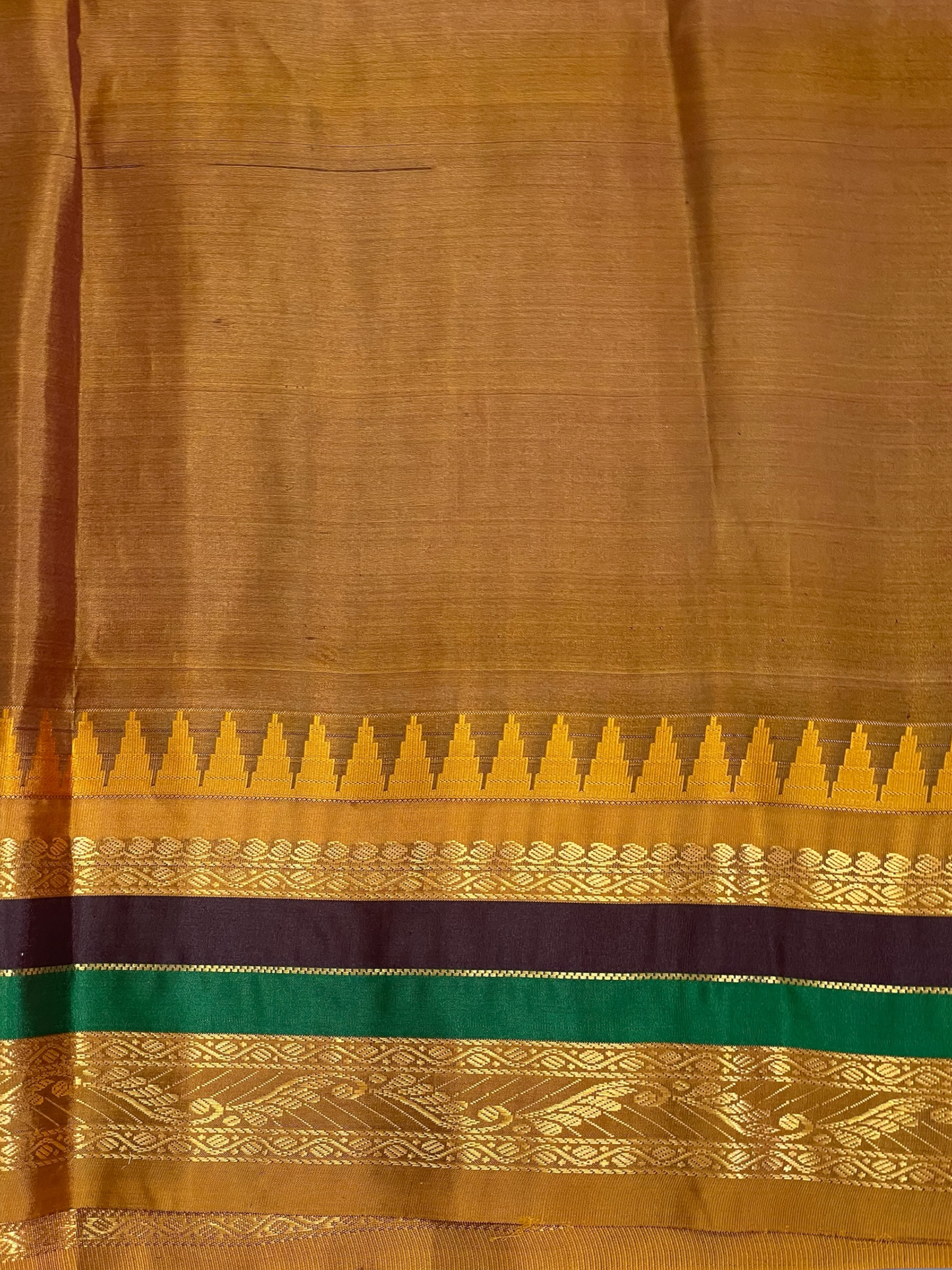 Gap Border Checks Pink Pure Silk Saree