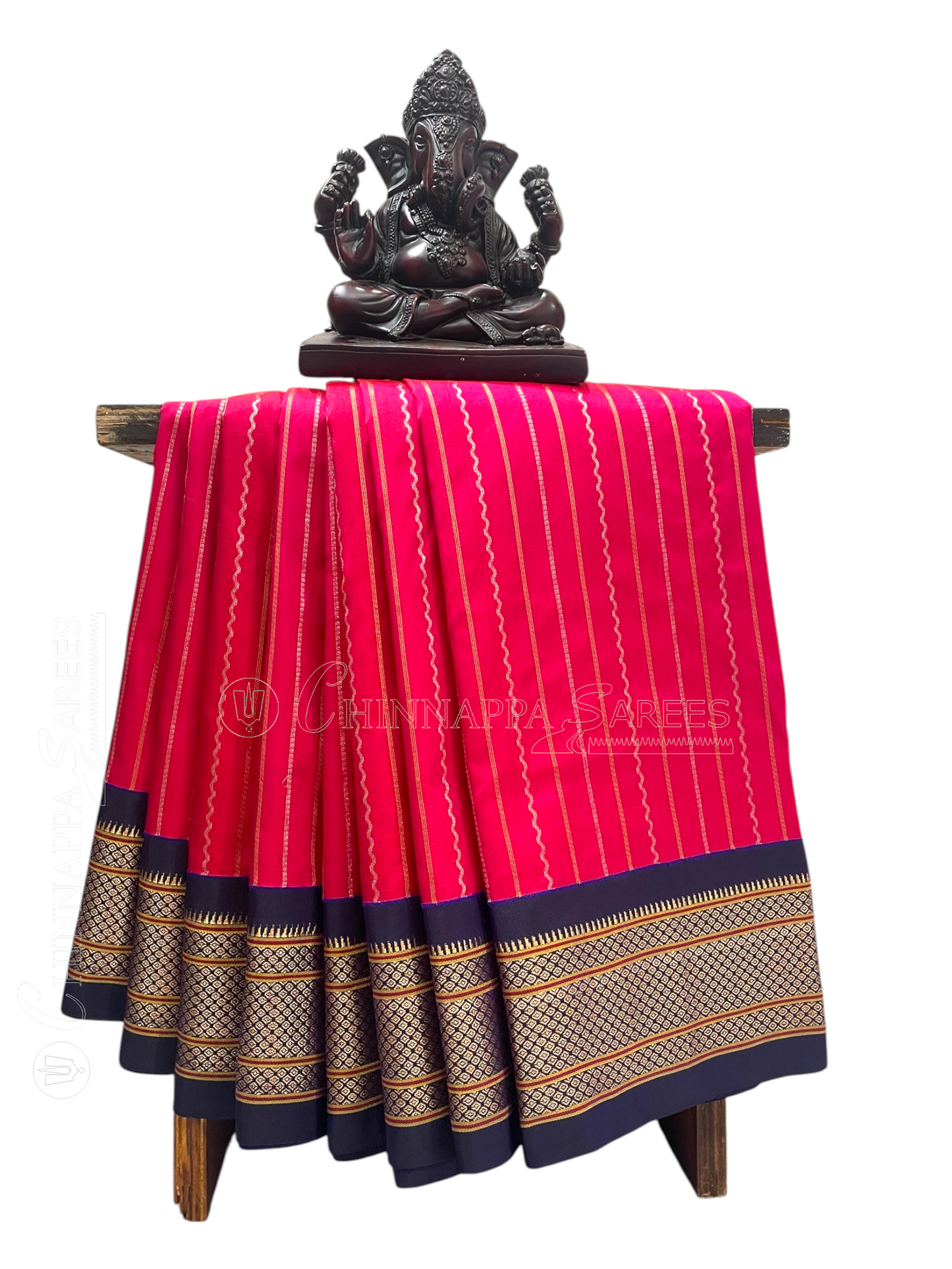 Pure Paithani Pink Silk Saree