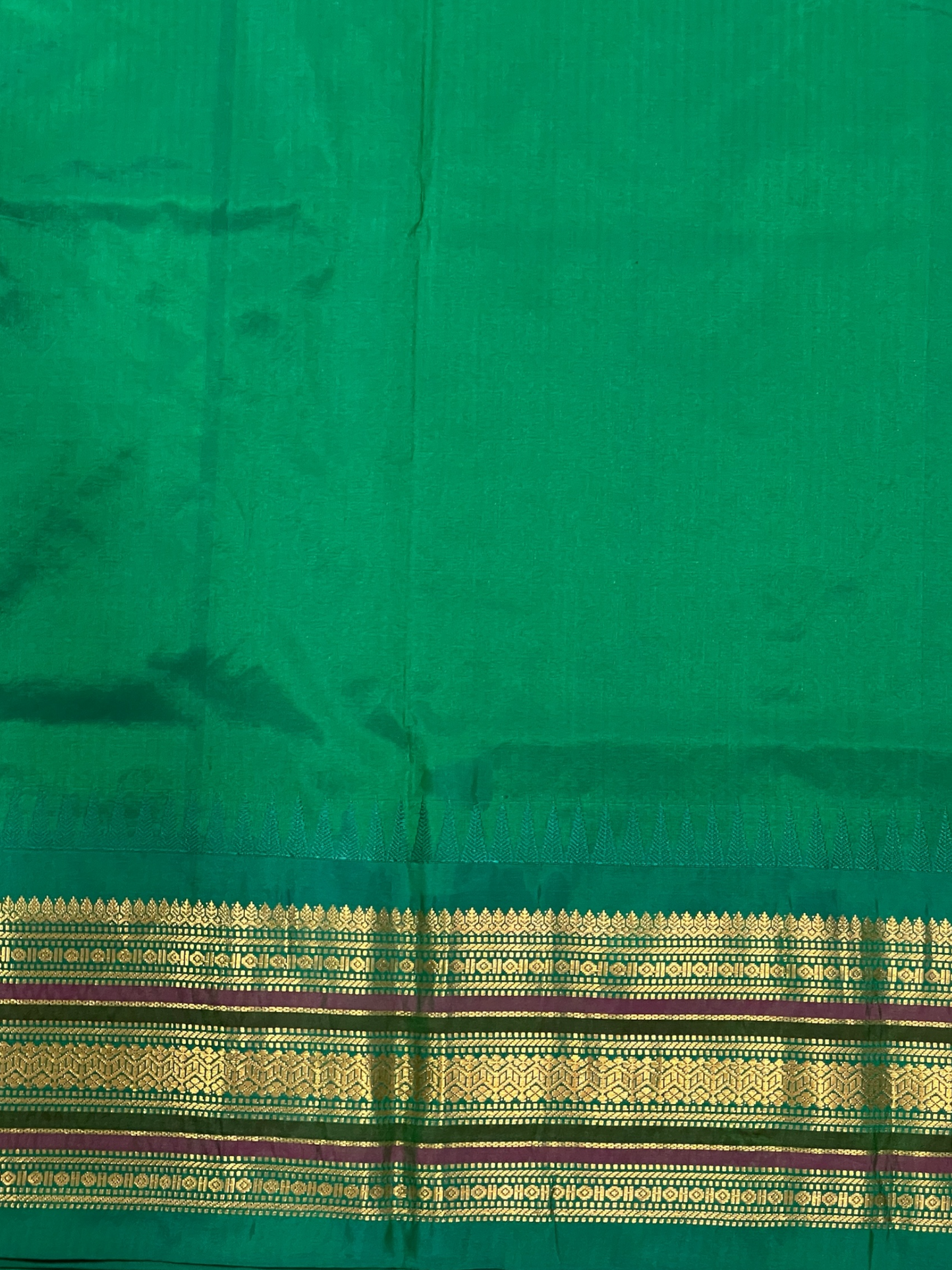 Varsha Border Tomato Pink Pure Silk Saree