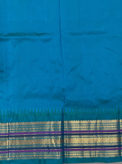 Varsha Border Hot Pink Pure Silk Saree