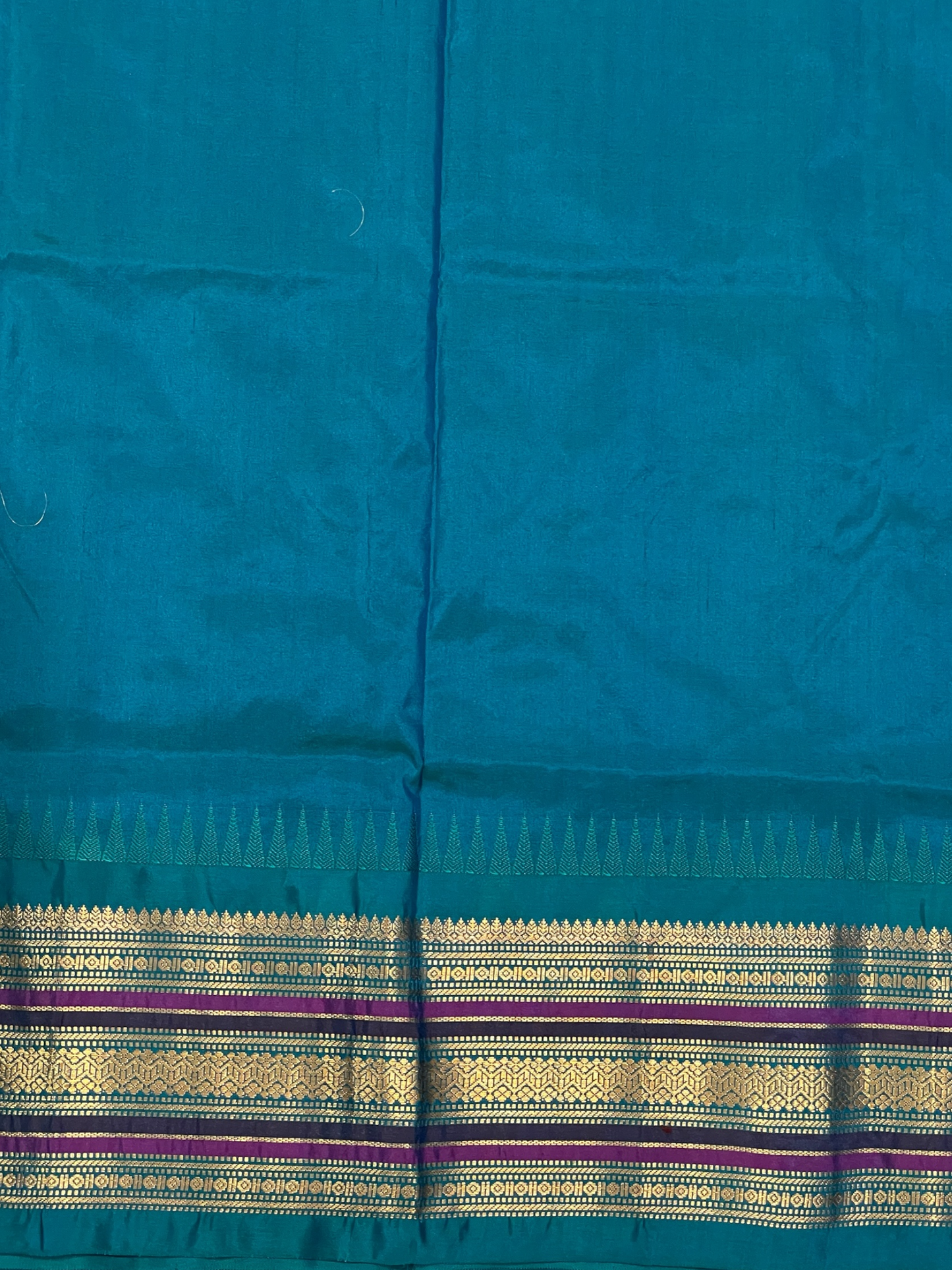 Varsha Border Coffee Brown  Pure Silk Saree