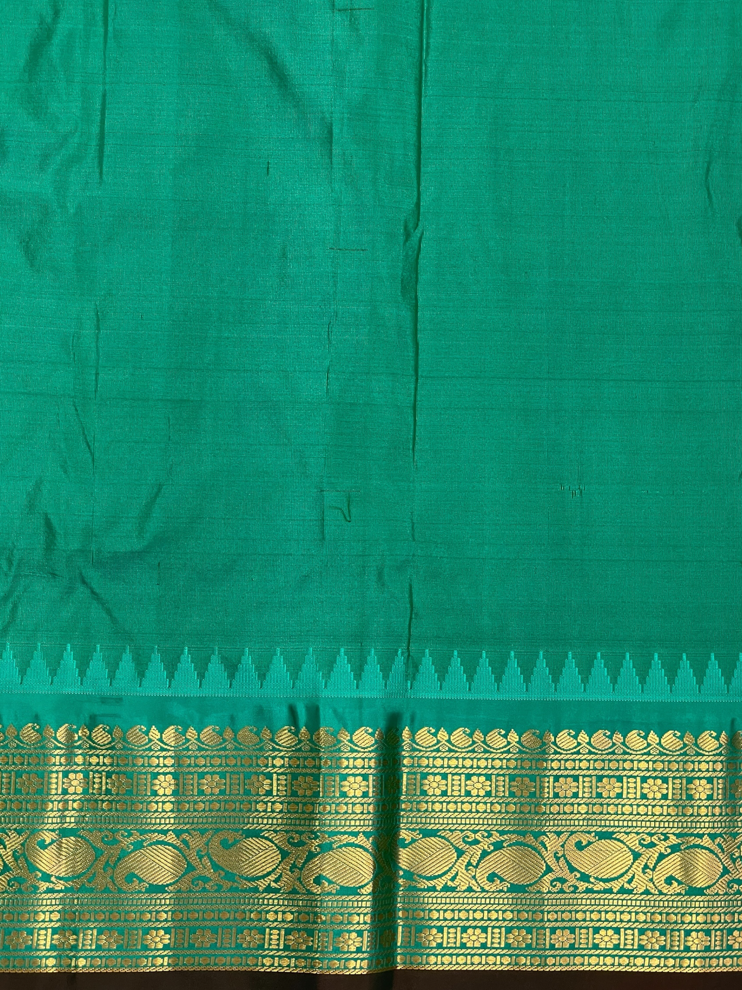 Bridal Big Checks Butta Royal Blue Pure Silk Sarees