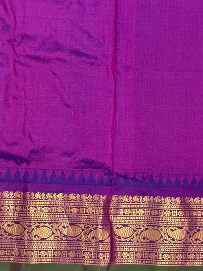Bridal Big Checks Butta Light Blue Pure Silk Sarees