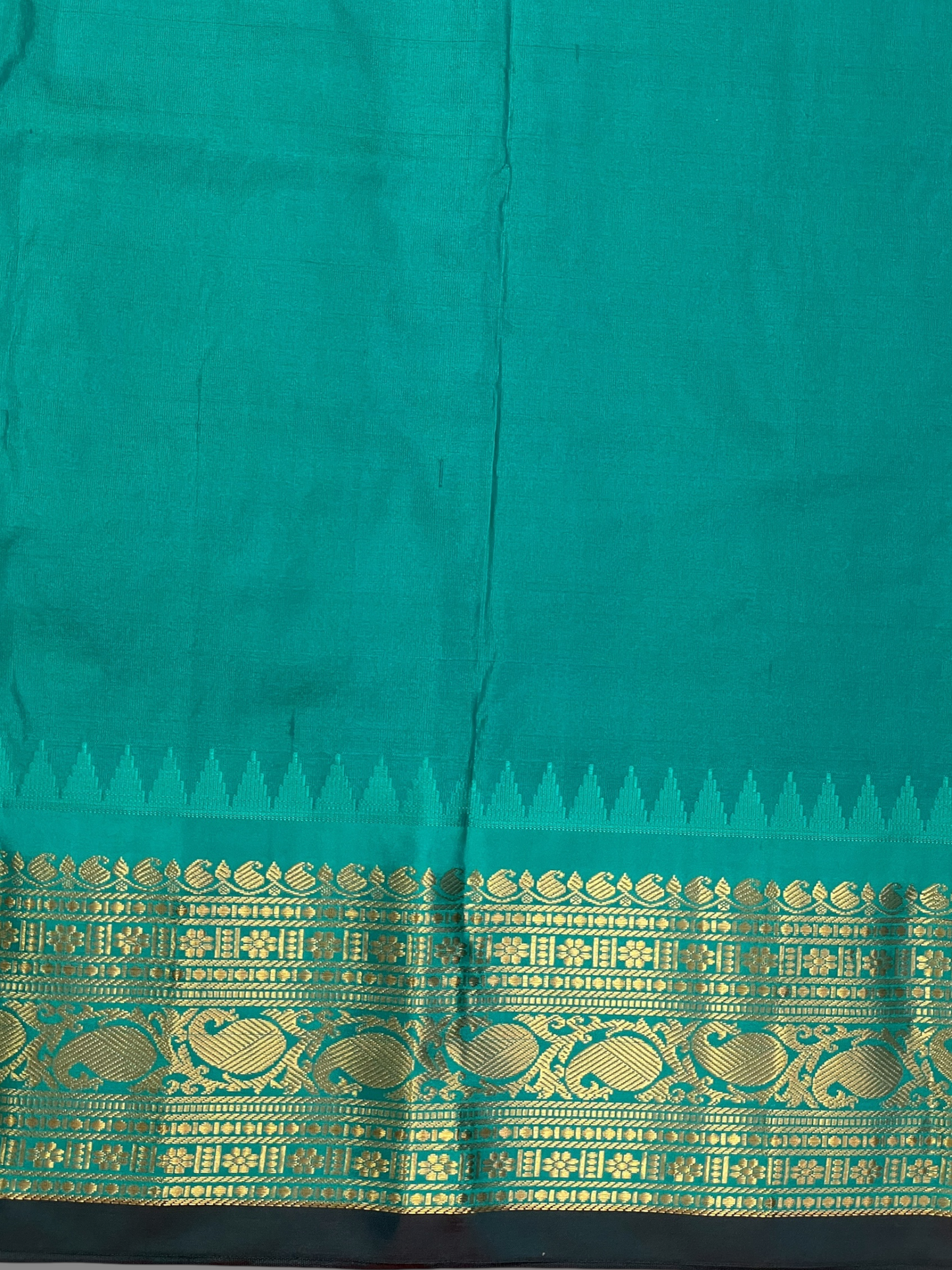 Bridal Big Checks Butta Yellow  Pure Silk Sarees