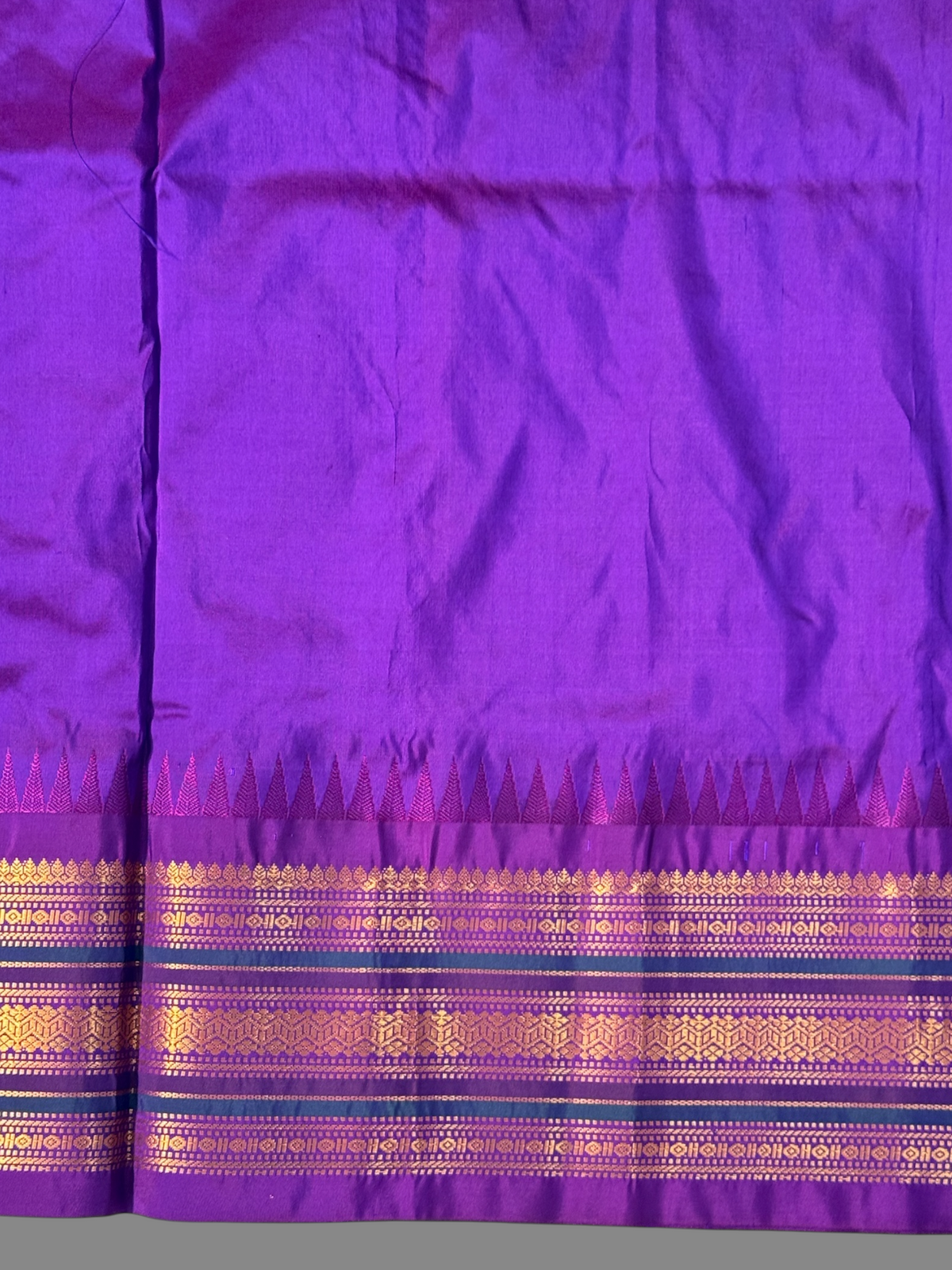 Varsha Border Yellow Pure Silk Saree