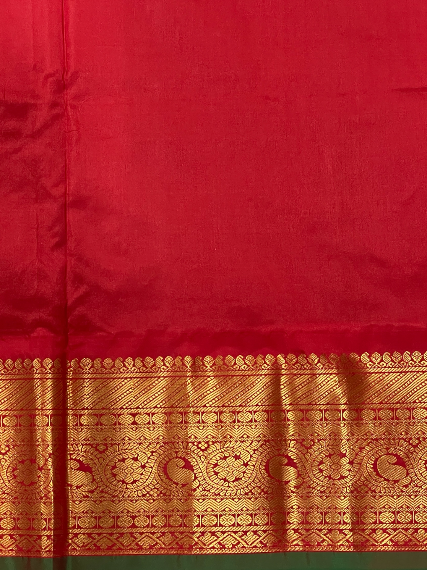 Gadwal Flower Butta Royal Blue Pure Silk Sarees