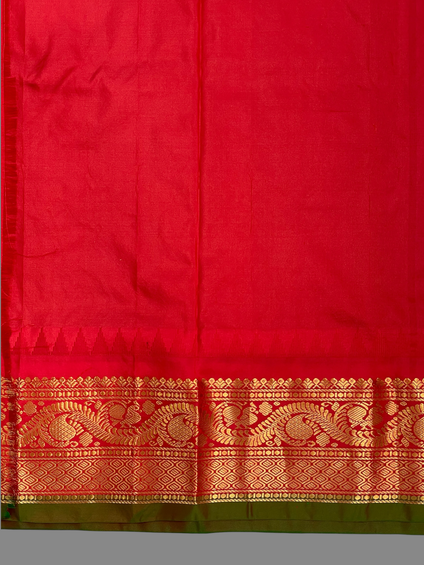 Shilpi  Border Yellow Pure Silk Saree