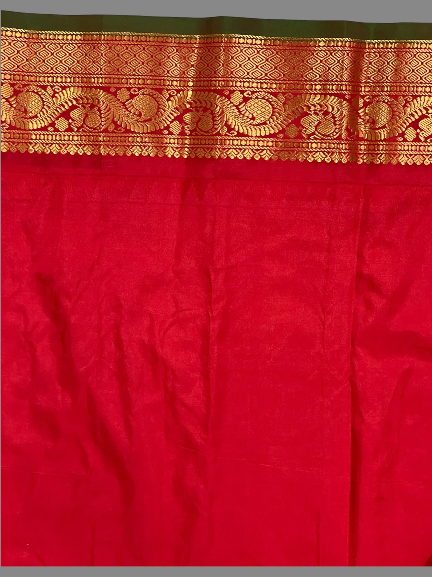 Shilpi  Border Sea Blue  Pure Silk Saree