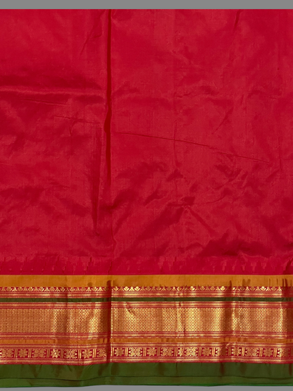 Kanchi Light Lavender Stripes Butta Pure Silk Sarees