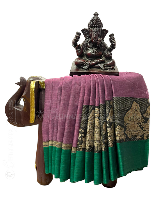 Narayanpet Orchid Mauve Cotton Sarees CS24