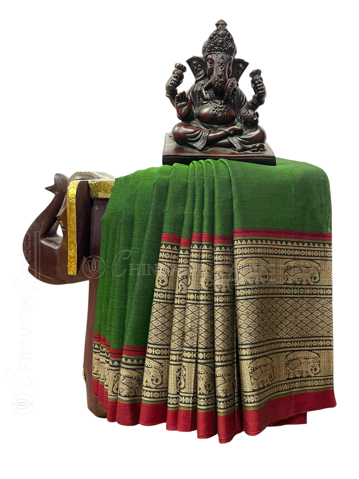 Narayanpet Green Cotton sarees CS72