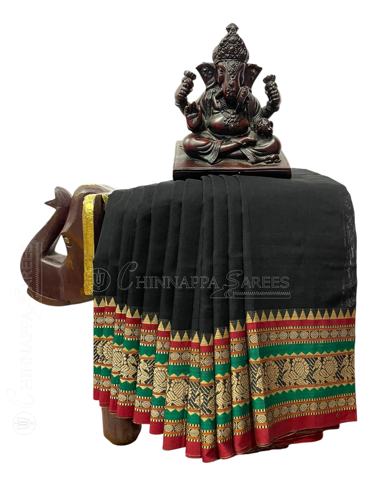 Narayanpet Black Cotton Sarees CS11