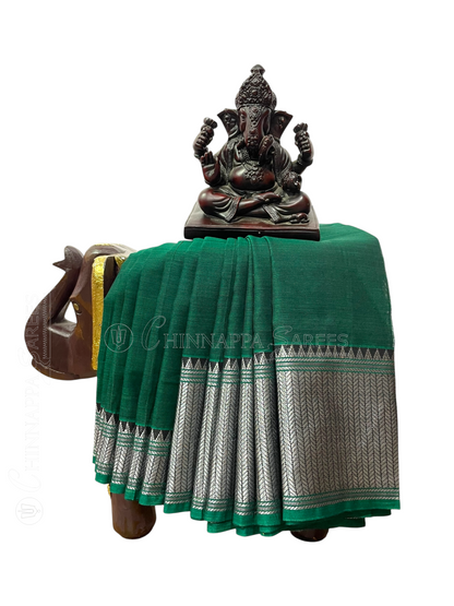Narayanpet Green Cotton Sarees CS35
