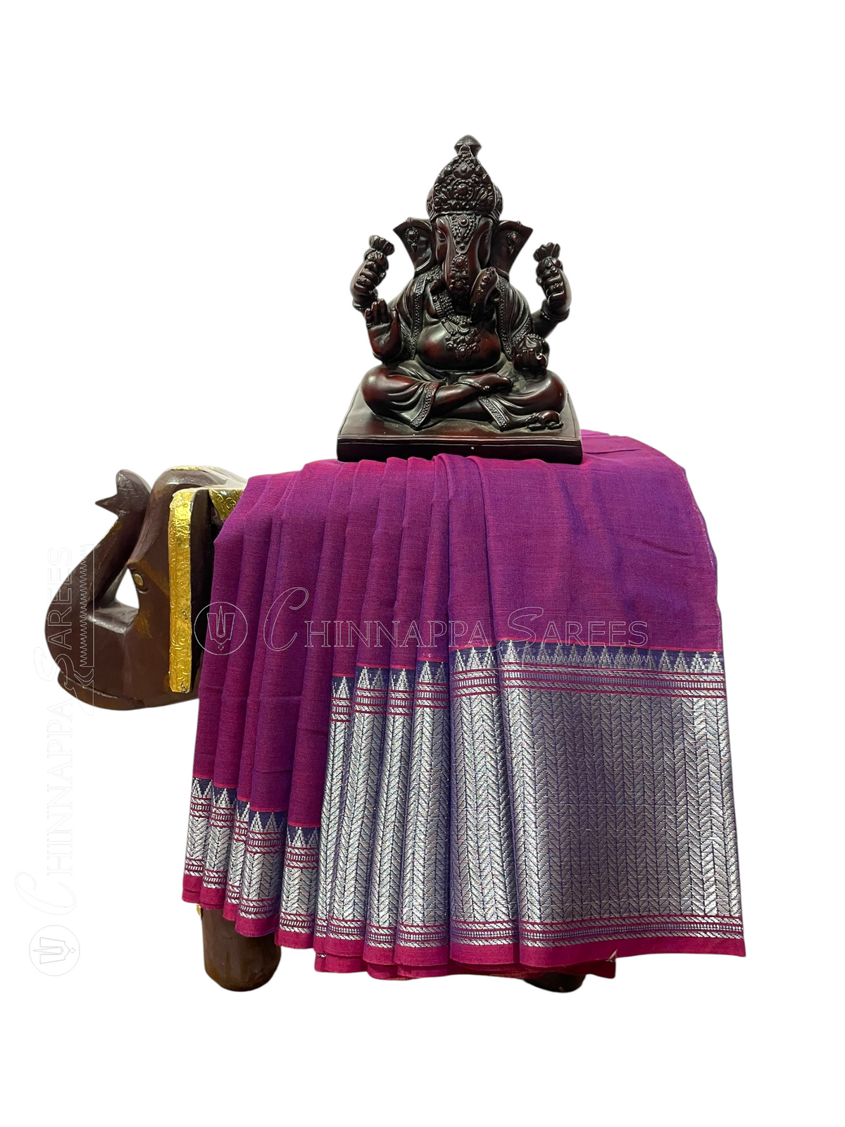 Narayanpet Magenta Cotton Sarees CS31