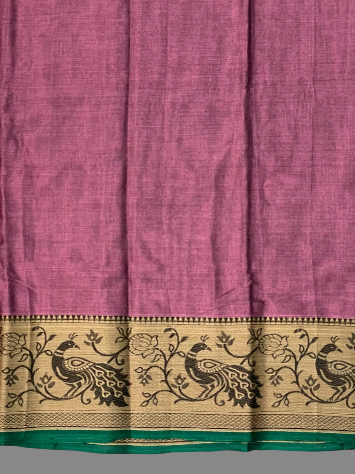 Narayanpet Copper Purple Cotton Sarees CS21
