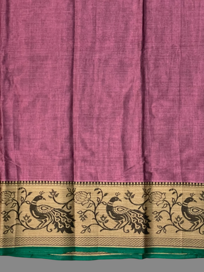 Narayanpet Copper Purple Cotton Sarees CS21