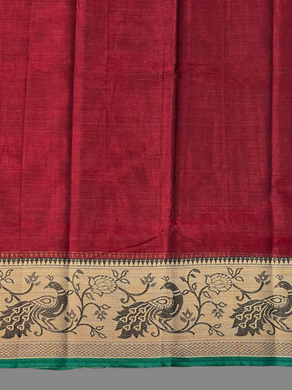 Narayanpet Maroon Cotton Sarees CS2