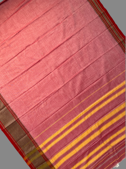 Narayanpet Light Pink Cotton Sarees CS6