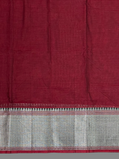 Narayanpet Maroon Cotton Sarees CS34
