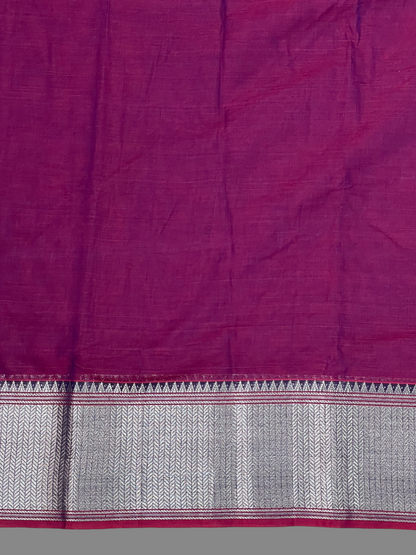 Narayanpet Magenta Cotton Sarees CS31