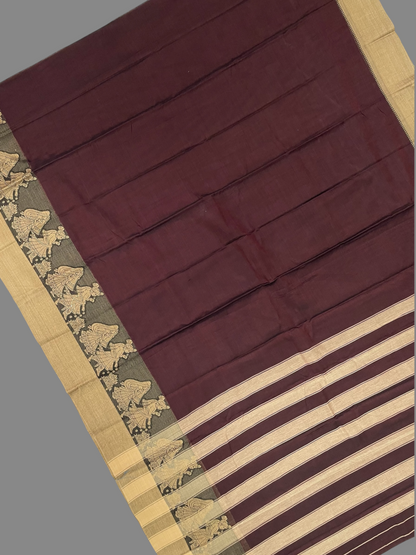 Narayanpet Maroon Cotton Sarees CS58