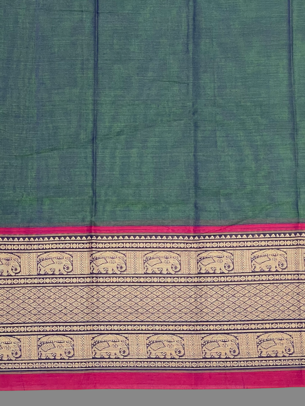 Narayanpet Peacock Blue Cotton Sarees CS118