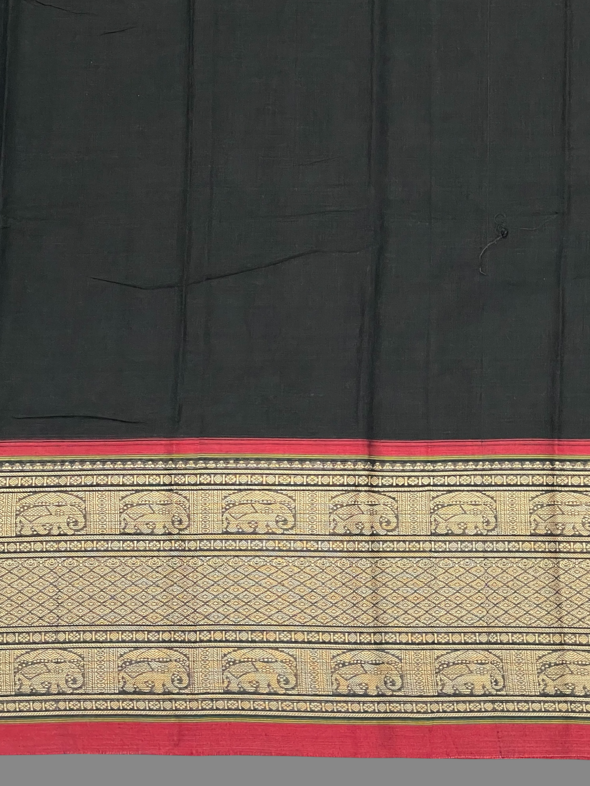 Narayanpet Black Cotton Sarees C125