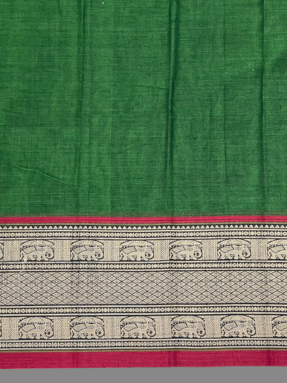 Narayanpet Green Cotton sarees CS72