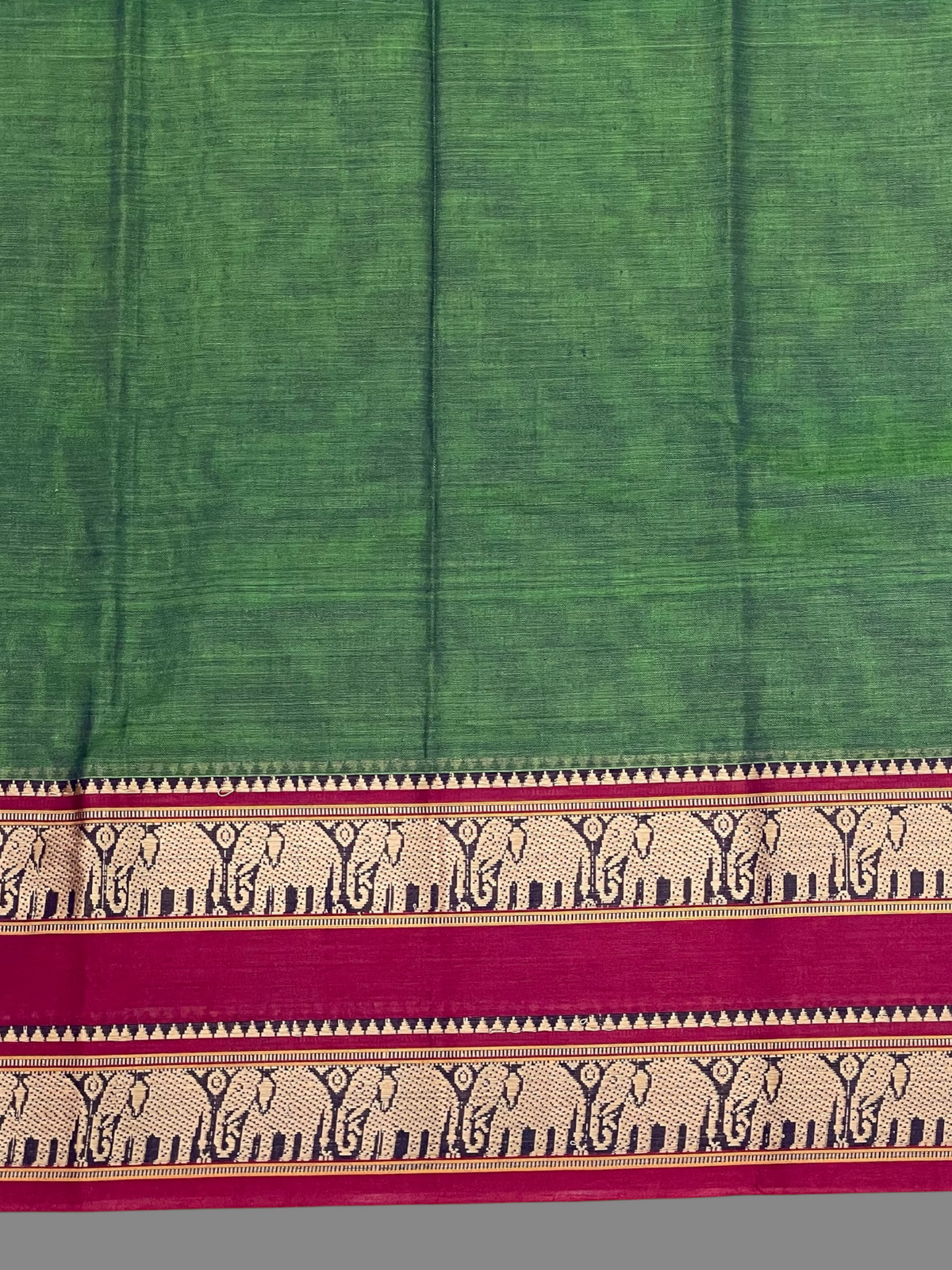 Narayanpet Mehndi Green Cotton Sarees CS17